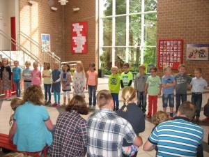 Abschlussfest Klasse 1b